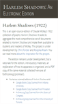 Mobile Screenshot of harlemshadows.org